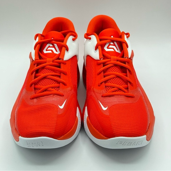 Mens Size 11.5 Orange Nike Zoom Freak 4 TB Promo Basketball Shoes DX6652 802 - Picture 3 of 7